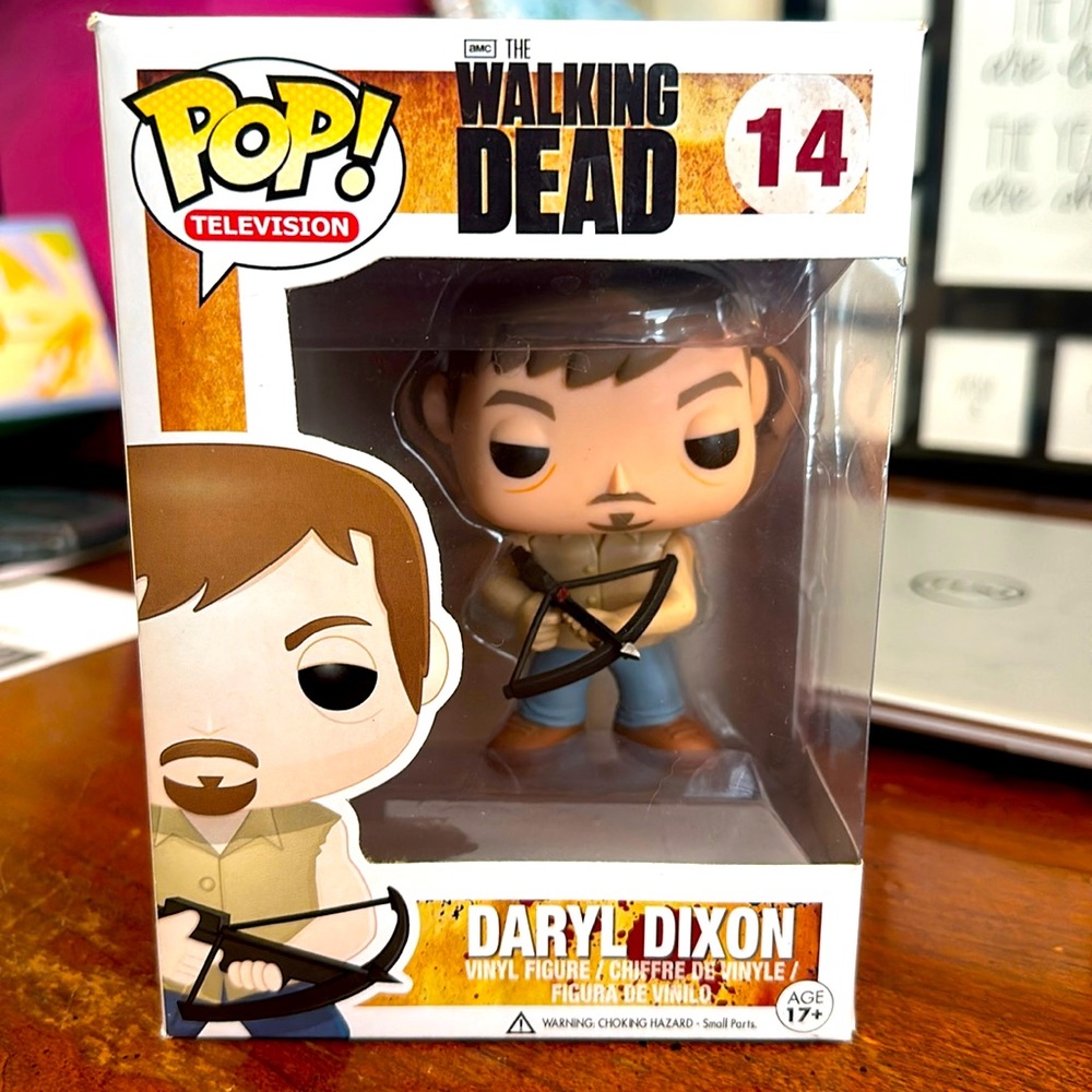 Funko Pop Walking Dead, Daryl Dixon #14 vinyl figure. New in box.